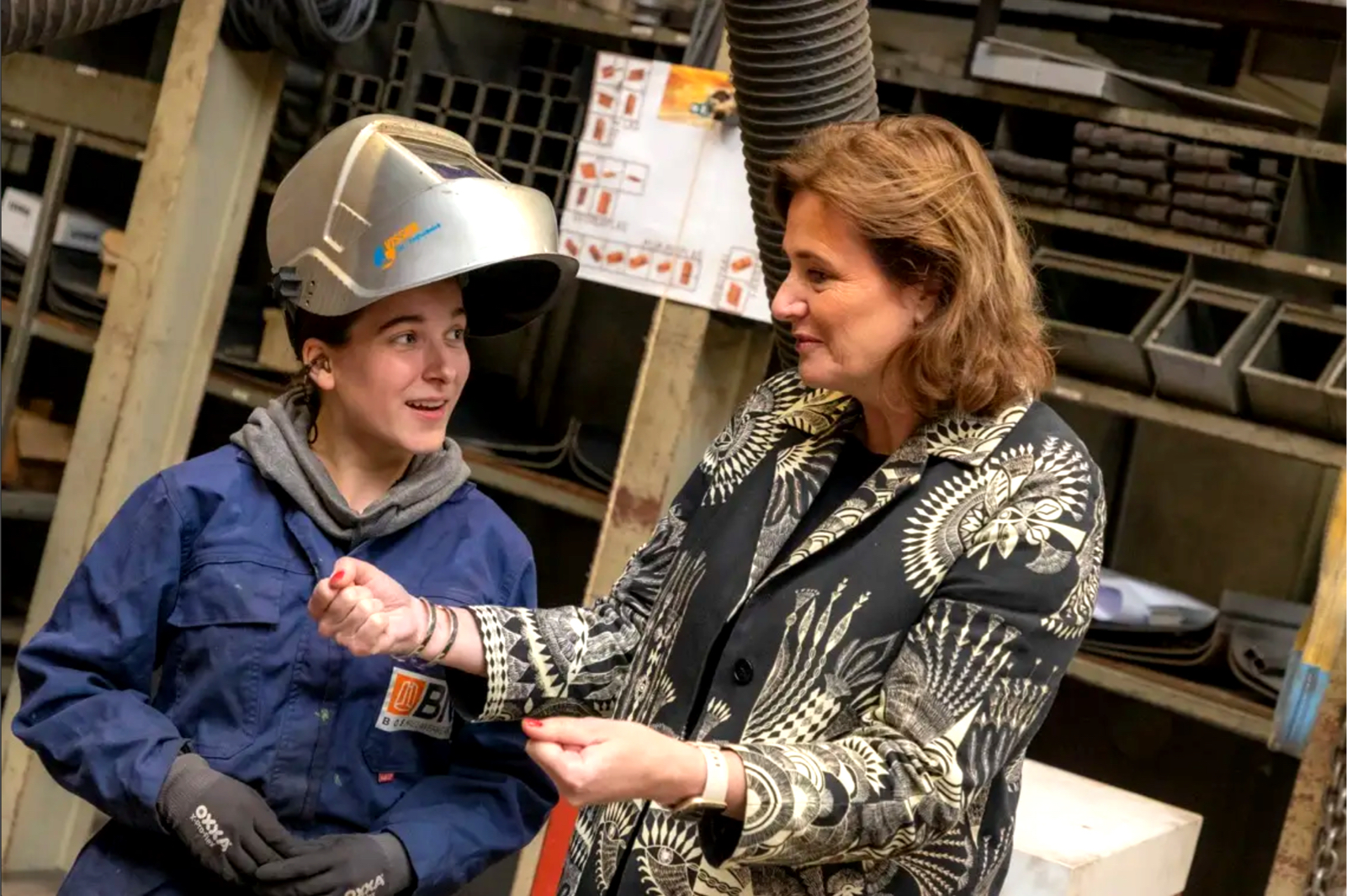 Bezoek van de minister