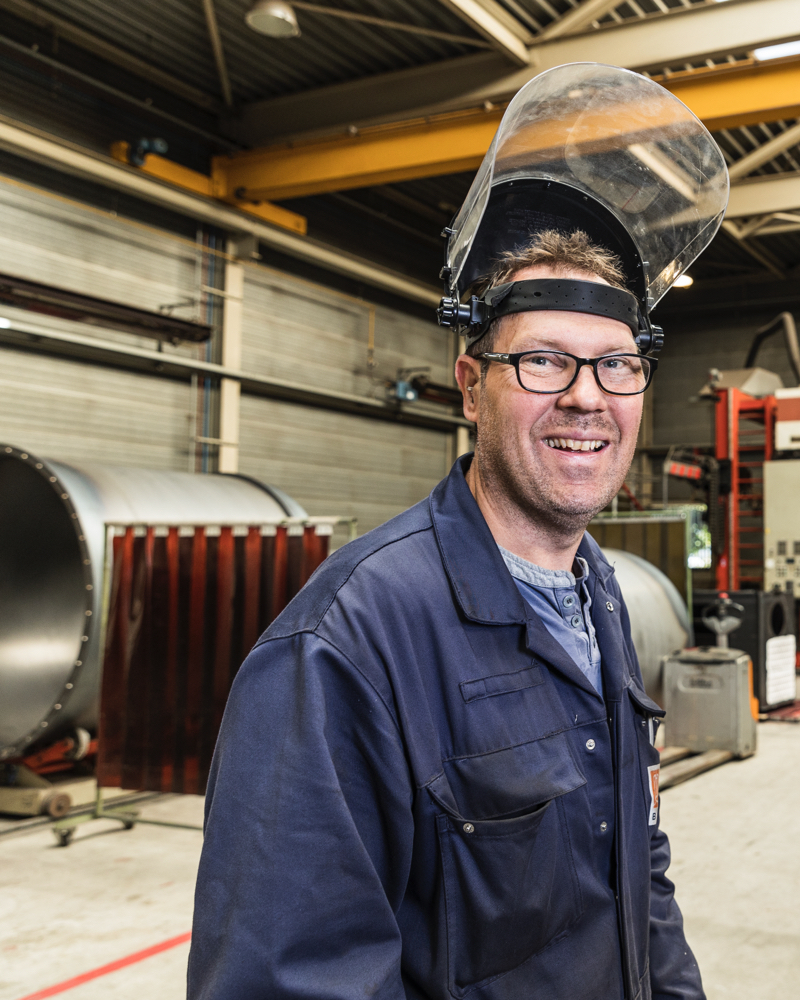 Martin Verkleij, meewerkend voorman en visueel lasinpsecteur