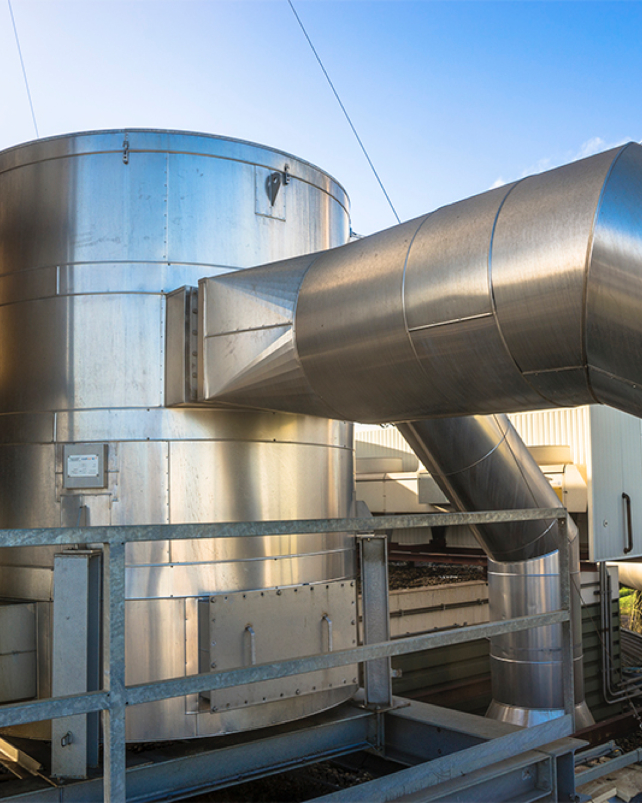 warmte-integratie op een droger 