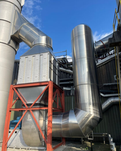 Ventilator voor afgassystemen