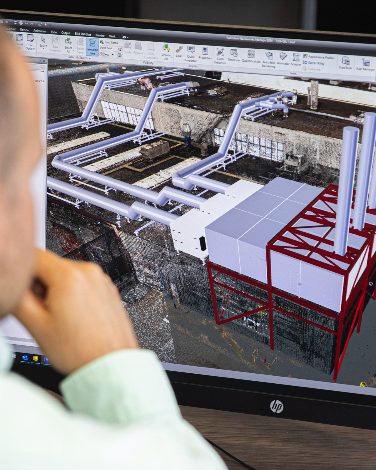 Tekening afgassystemen